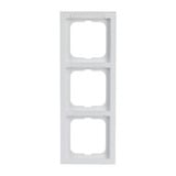 Busch-Jaeger Rahmen dreifach mit senkrechter Beschriftung weiß, Retail