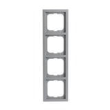 Busch-Jaeger Rahmen vierfach, future linear, Plattform 63, Unterputzmontage, Kunststoff, matt Retail