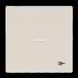 Busch-Jaeger Wippe mit Aufdruck weiß, Retail