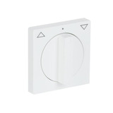 Busch-Jaeger Zentralscheibe mit Drehknopf für Jalousie, Abdeckung weiß (matt), Retail