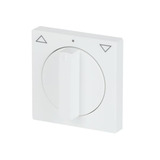 Busch-Jaeger Zentralscheibe mit Drehknopf für Jalousie, Abdeckung weiß (matt), Retail