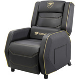 Cougar Gaming-Sofa Ranger Pro Royal, Gaming-Stuhl schwarz/gold, Seitentisch, USB-C Ladeport