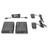 Digitus Full HD HDMI KVM IP Extender Set, KVM-Switch schwarz, Full HD, 120m