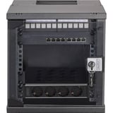 Digitus Netzwerk-Set SOHO Pro 10" 315x300 mm (BxT), IT-Schrank schwarz, 6 Höheneinheiten