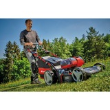 EINHELL Professional Akku-Rasenmäher GP-CM 36/47 S HW Li, 36Volt (2x18Volt) rot/schwarz, 4x Li-Ionen Akku 4,0Ah, mit Hinterradantrieb
