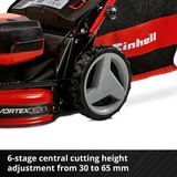 EINHELL Professional Akku-Rasenmäher GP-CM 36/47 S HW Li, 36Volt (2x18Volt) rot/schwarz, 4x Li-Ionen Akku 4,0Ah, mit Hinterradantrieb