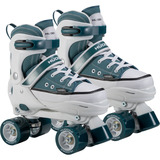 HUDORA Roller Skates Gr. 28-31, Inline-Skates blau/weiß, Sneaker-Look
