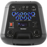 Karcher PS 4460, Lautsprecher schwarz, Party-Lautsprecher, Bluetooth, Beleuchtung, Mikrofon, UKW, Akku