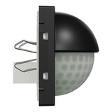 Merten Präsenzmelder schwarz matt 180 Grad Unterputzmontage System M MEG5710-0403, Bewegungsmelder schwarz (matt), Retail