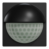 Merten Präsenzmelder schwarz matt 180 Grad Unterputzmontage System M MEG5710-0403, Bewegungsmelder schwarz (matt), Retail