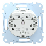 Merten Schutzkontakt-Steckdose mit Steckklemme, Unterputz, 16 Ampere, 250 Volt, System M weiß (matt), Retail