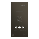 Merten Zentralplatte Moccametall Rasiersteckdose metallisch mocca, Retail