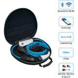 NRGkick Mobile Wallbox 16A 5m Set Optimal weiß, 11 kW, 5 Meter Kabel, WLAN + Bluetooth, mit 3 Steckern + Tasche