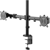 ONE FOR ALL Universal-Doppelmonitorarm DM 2210, Monitorhalterung schwarz, für 33 - 81cm (13" - 32") Monitore