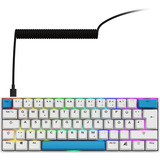 Sharkoon SKILLER SGK50 S4 Gen2 PBT, Gaming-Tastatur weiß, DE-Layout, Gateron G Pro 3.0 Yellow