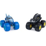 Spin Master Monster Jam - Batmobil vs. Megalodon, Spielfahrzeug 2er-Pack, Maßstab 1:64