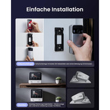 SwitchBot Video-Türklinge inkl. Display, Türklingel weiß/silber