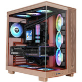 Thermaltake View 380 XL TG ARGB , Tower-Gehäuse grau, Tempered Glass x 2