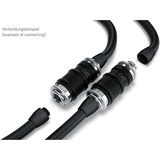 Alphacool ES Schnellverschluss BLH1A PushIn Female IG, Verbindung chrom/schwarz (matt)