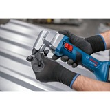 Bosch Akku-Nager GNA 18V-16 E Professional, 18Volt, Blechschere blau/schwarz, 2x Akku ProCORE18V 4,0Ah, in L-BOXX