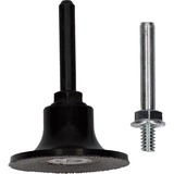 Bosch Professional Stützteller 50mm mit R-Typ Aufnahme, Schleifteller schwarz, Quick Lock, für GWG 12V-50 S Professional