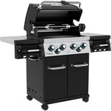 Broil King Gasgrill Regal 490 schwarz/edelstahl, mit Seiten- und Heckbrenner