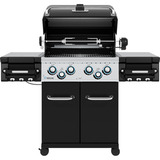 Broil King Gasgrill Regal 490 schwarz/edelstahl, mit Seiten- und Heckbrenner