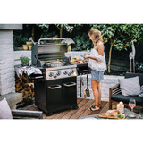 Broil King Gasgrill Regal 490 schwarz/edelstahl, mit Seiten- und Heckbrenner