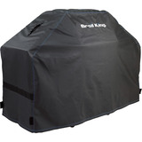 Broil King Gasgrill Regal 490 - BUNDLE schwarz/edelstahl, mit Seiten- und Heckbrenner, inkl. Gussplatte und Schutzhülle