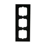 Busch-Jaeger Abdeckrahmen 3-fach, Abdeckung schwarz, Retail