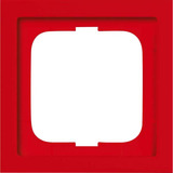 Busch-Jaeger Abdeckrahmen zum Abdecken von Schaltern, Tastern und Steckdosen, Abdeckung rot, Retail