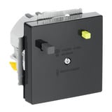 Busch-Jaeger Fehlerstromschutzschalter Unterputzeinsatz 3151 UC-81, Steckdose anthrazit, Retail