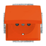 Busch-Jaeger Schutzkontakt Steckdosen Einsatz orange, Retail