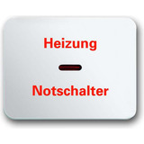 Busch-Jaeger Wippe mit Aufdruck Heizung-Notschalter Retail