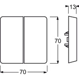 Busch-Jaeger Wippe zweiteilig Serien Wechselschalter Wechselschalter Retail