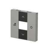 Busch-Jaeger Zentralscheibe RTR, Abdeckung edelstahl, Retail