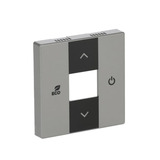 Busch-Jaeger Zentralscheibe RTR, Abdeckung edelstahl, Retail