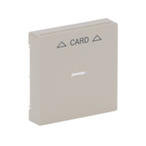 Busch-Jaeger Zentralscheibe für Cardschalter, Abdeckung weiß, Retail