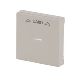 Busch-Jaeger Zentralscheibe für Cardschalter, Abdeckung weiß, Retail