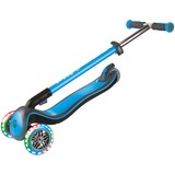 GLOBBER Elite Deluxe mit Leuchtrollen, Scooter hellblau