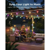 Govee Lichterketten für den Außenbereich mit transparenten Lampen 