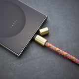 Intenso Handykette und Lade-/Datenkabel Cell Phone Charging Lanyard mehrfarbig, 1,65 Meter, USB-C, PD3.0 / QC4.0, Nylon