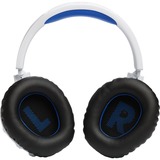 JBL Quantum 360P, Headset weiß/blau, Bluetooth, USB-C