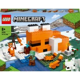 LEGO 21178 Minecraft Die Fuchs-Lodge, Konstruktionsspielzeug Spielzeug für Kinder ab 8 Jahren mit Figuren von ertrunkenem Zombie und Tieren, Kinderspielzeug