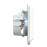 Merten Schutzkontakt-Steckdose mit voller Abdeckplatte, Unterputz, 16 Ampere, 250 Volt weiß (glänzend), Retail