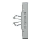 Merten Zentralplatte für USB Ladestation Einsatz aluminium, Retail