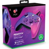 PDP Rematch Advanced Wired Controller - Purple Fade, Gamepad lila, für Xbox Series X|S, Xbox One, PC