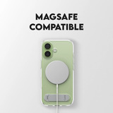 PanzerGlass CARE Kickstand Case, Handyhülle transparent, iPhone 17, MagSafe