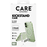 PanzerGlass CARE Kickstand Case, Handyhülle transparent, iPhone 17, MagSafe