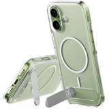 PanzerGlass CARE Kickstand Case, Handyhülle transparent, iPhone 17, MagSafe